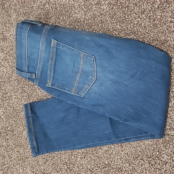 Cat & Jack Dark Wash Girls Jeans - Picture 3 of 4